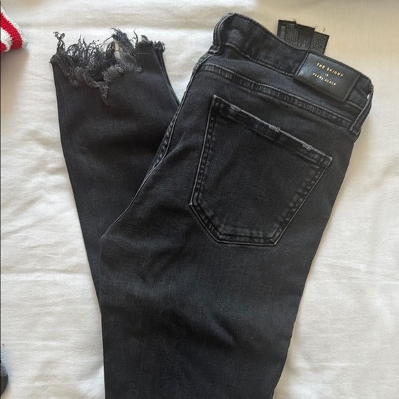 Zara Charcoal Denim Jeans - Picture 1 of 2